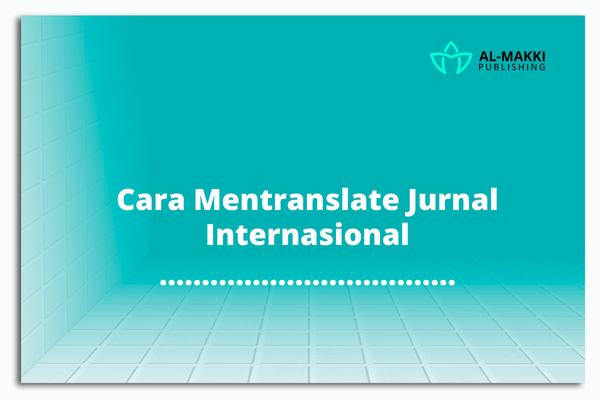 Cara Mentranslate Jurnal Internasional