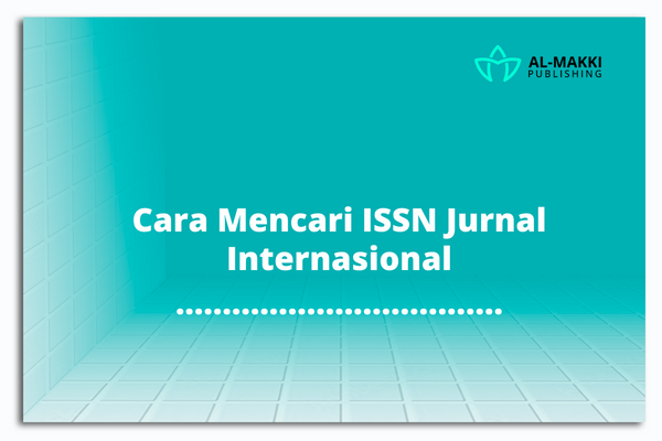 Cara Mencari ISSN Jurnal Internasional