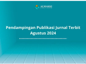 Pendampingan Publikasi Jurnal Terbit Agustus 2024