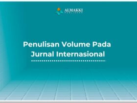 Penulisan Volume Pada Jurnal Internasional