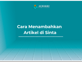 Cara Menambahkan Artikel di SINTA