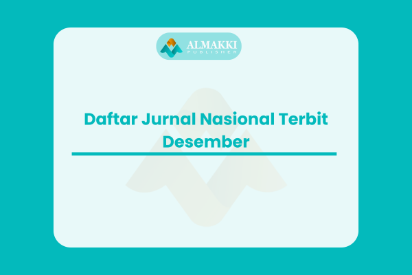 Daftar Jurnal Nasional Terbit Desember