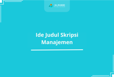 Ide Judul Skripsi Manajemen